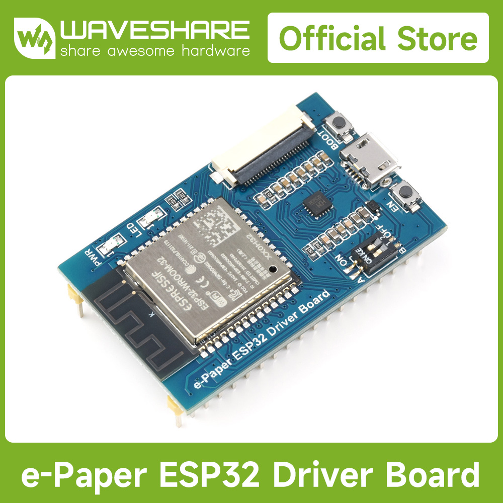 Display Epaper 2.9 - Waveshare ESP32 Epaper Sürücü Kartı, Waveshare