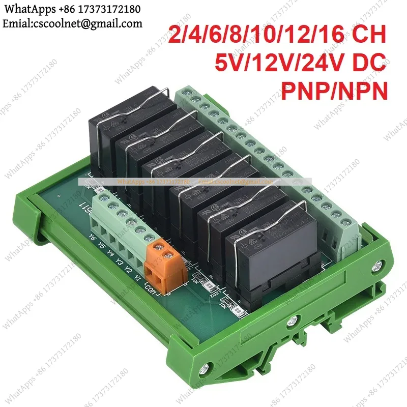 Relay 8 Channel Board - 2/4/6/8/10/12/16 Kanallı Röle Modülü PLC Amplifikatör