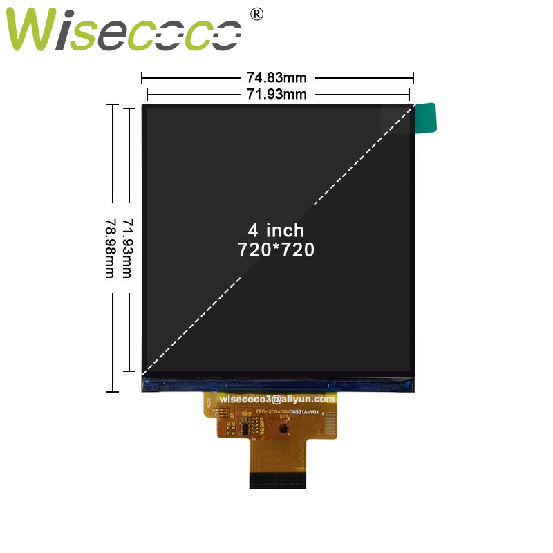 Wisecoco 4 inç 720x72 0 LCD ek - Home Automation Raspberry Pi incelemesi ve fiyatı