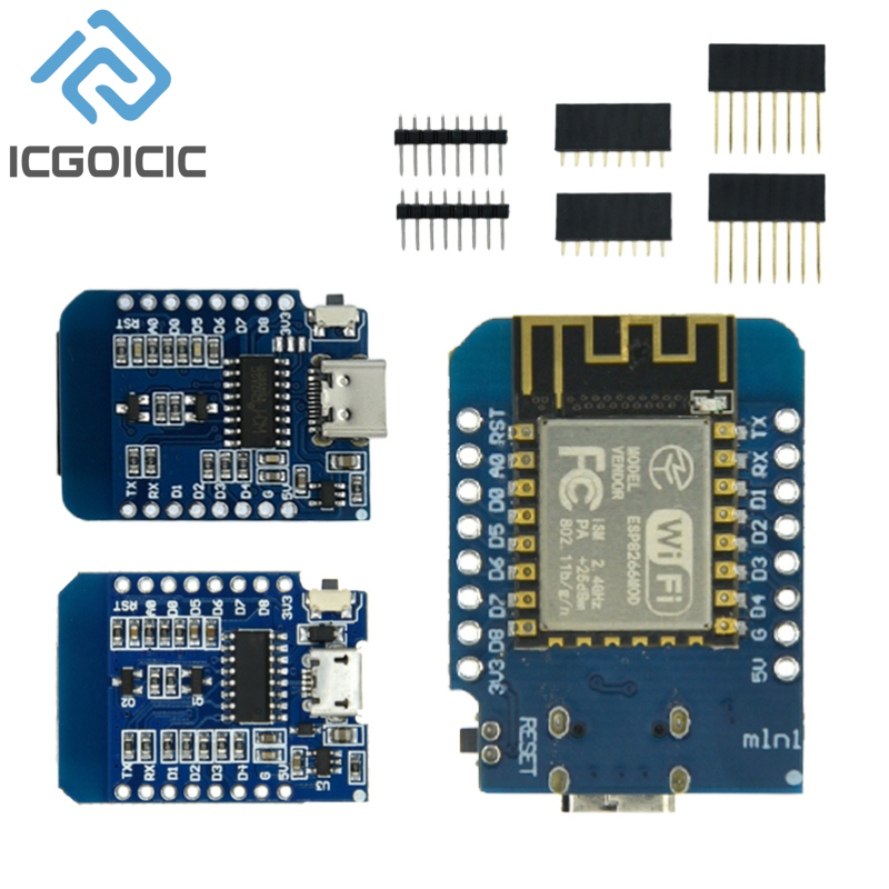 D1 mini-mini NodeMcu 4M bayt L - Esp8266 Nodemcu Board incelemesi ve fiyatı